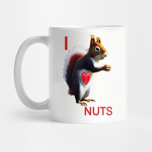 SQUIRRELS LOVING NUTS Mug